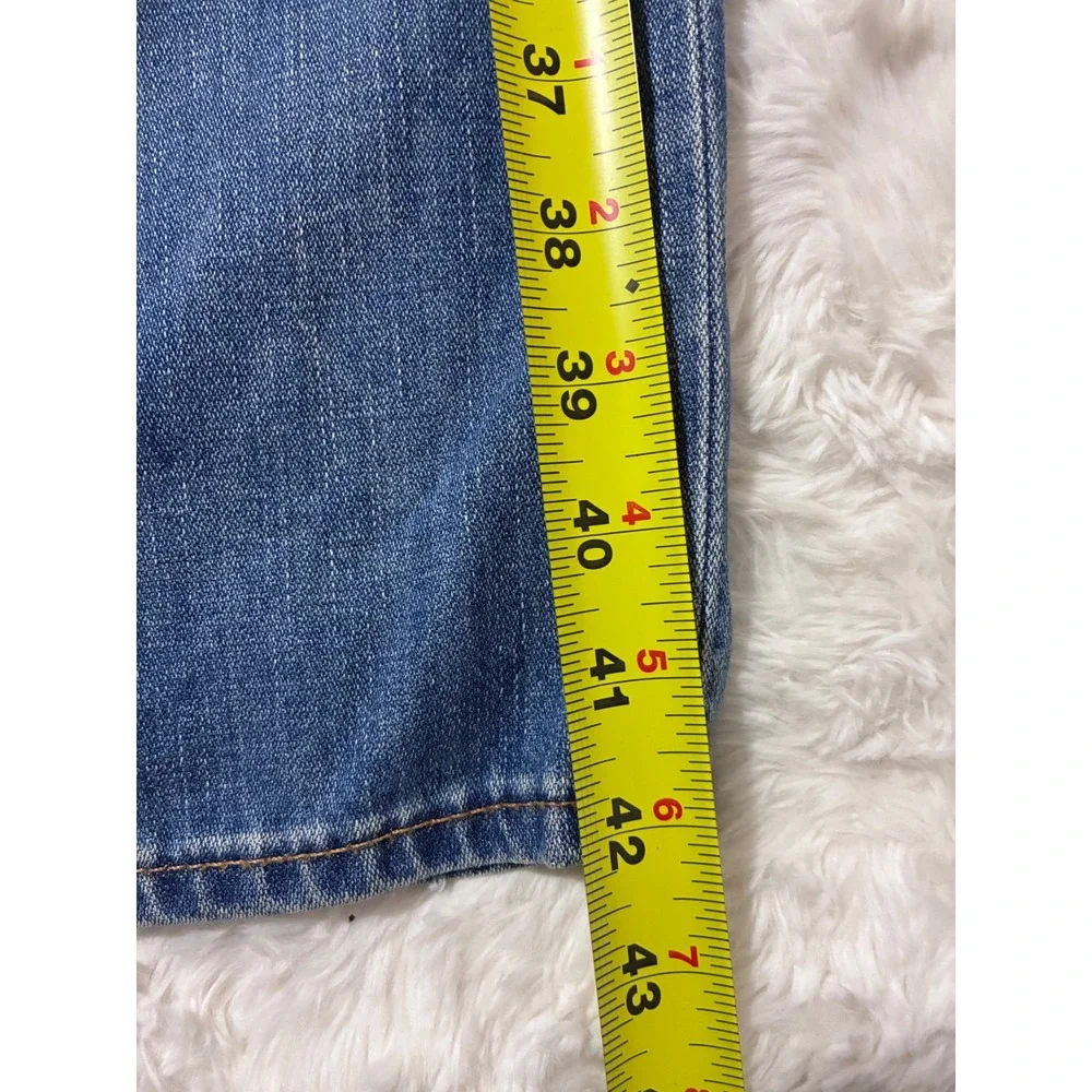 True Religion Ricky Relaxed Straight Leg Jeans Mens 28 Medium Wash Blue Denim